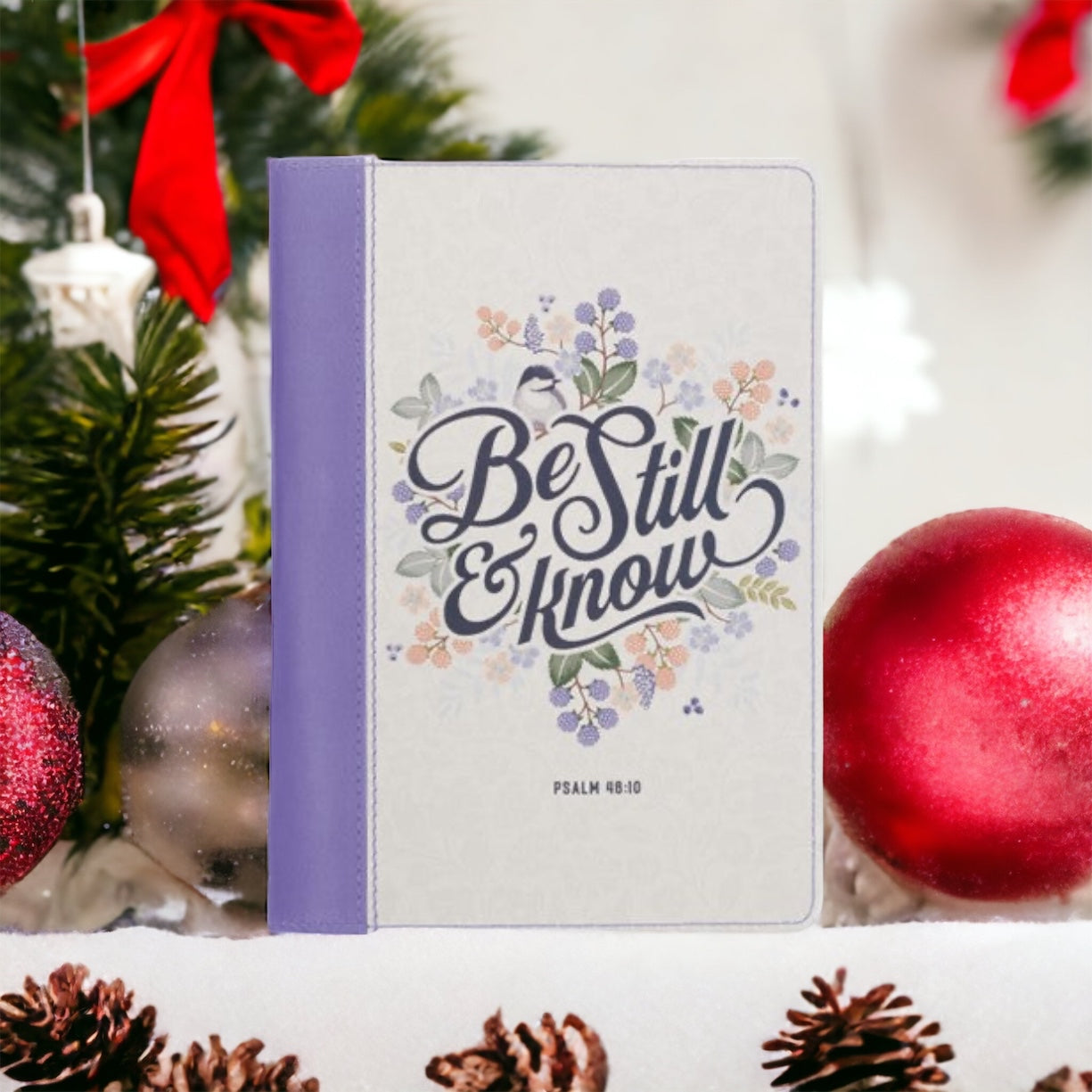 Be Still and Know Journal Purple