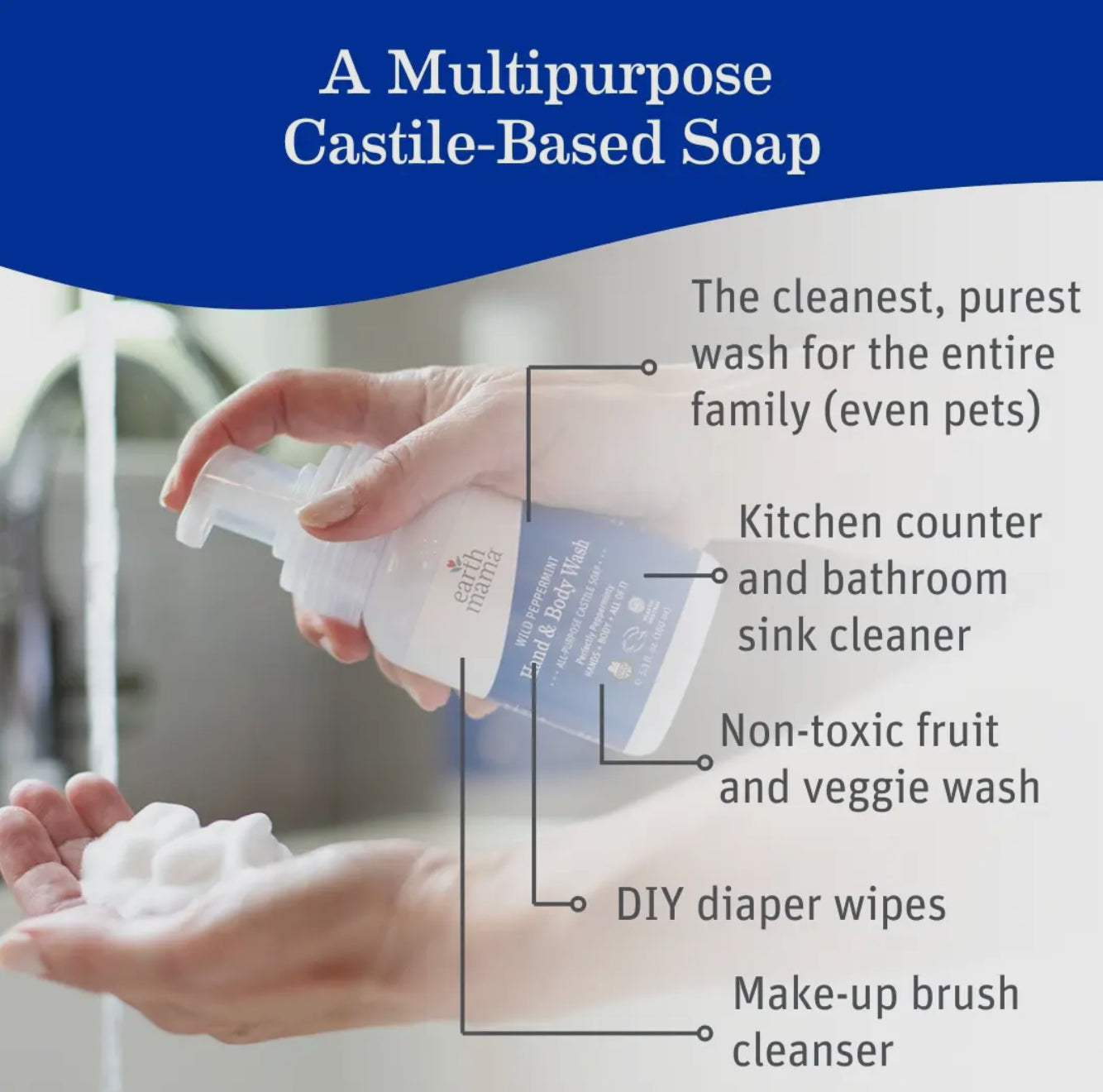 Earth Baby Wild Peppermint Body Wash 💖✨(Most Loved & Low Stock!)