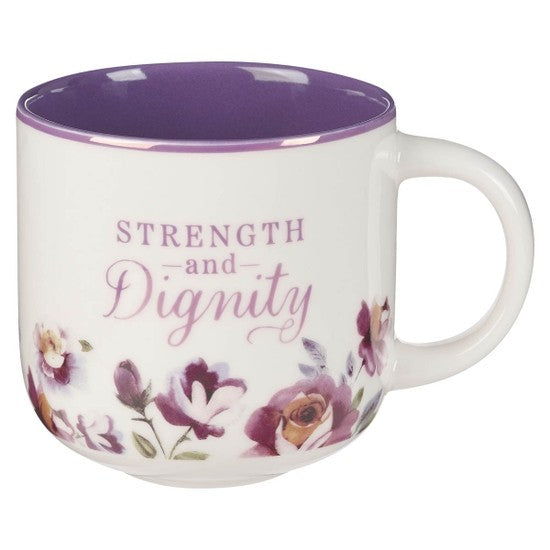 Strength & Dignity Purple Ceramic Mug