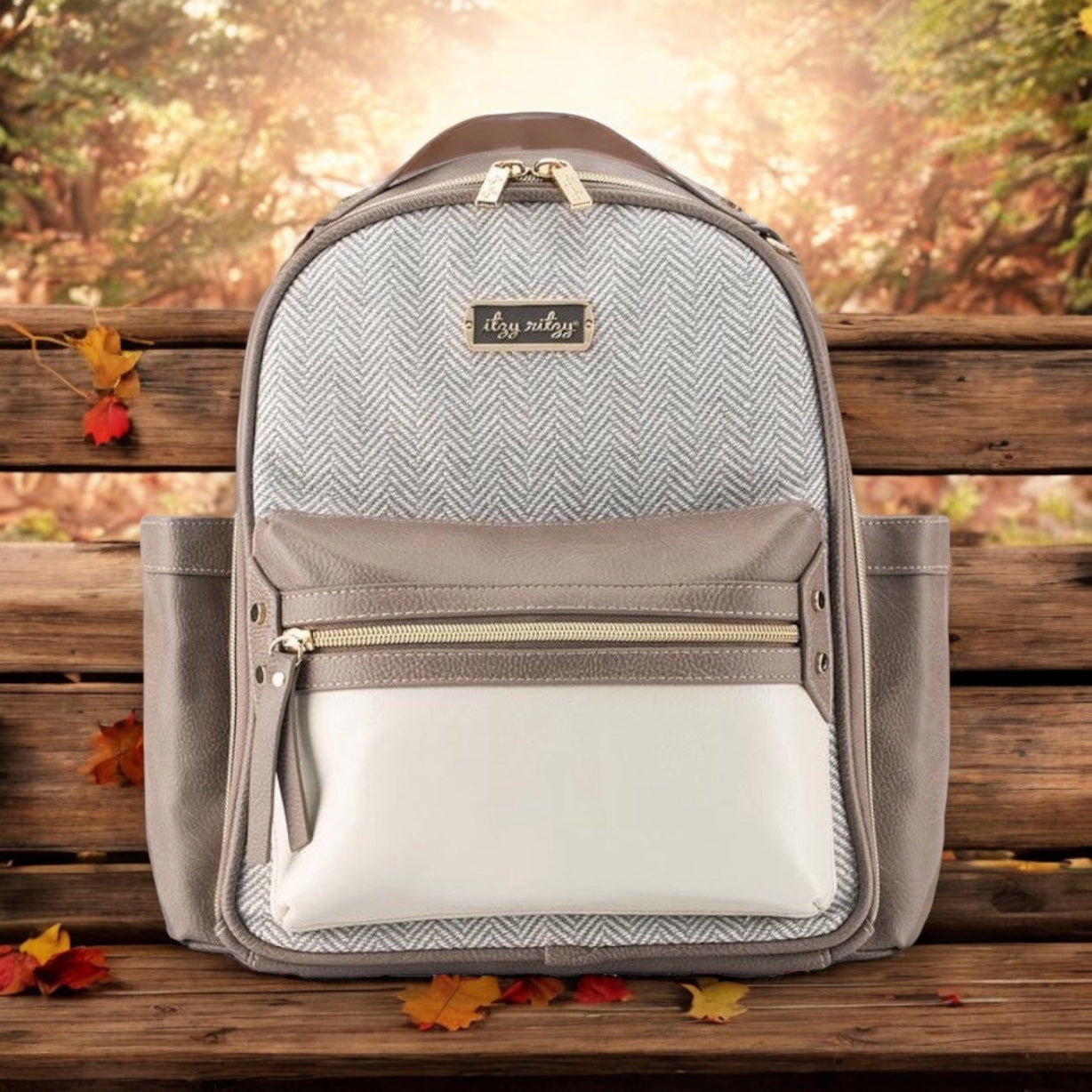 Mini Diaper Bag Backpack (vanilla latte)