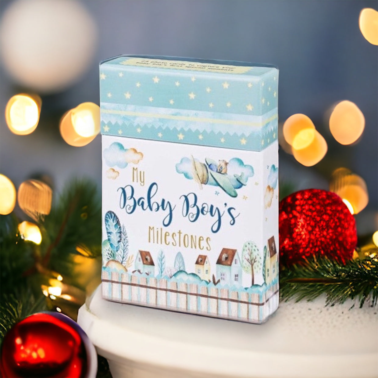 Baby Boy Milestone Cards