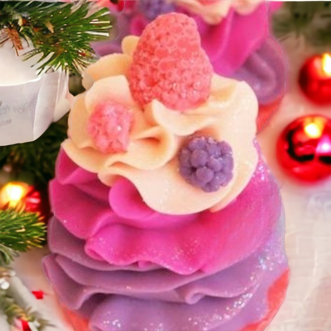 Black Raspberry Vanilla Cupcake Soap