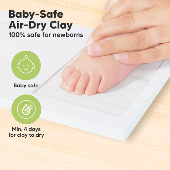 Baby Handprint, Footprint Keepsake Duo Frame Kit