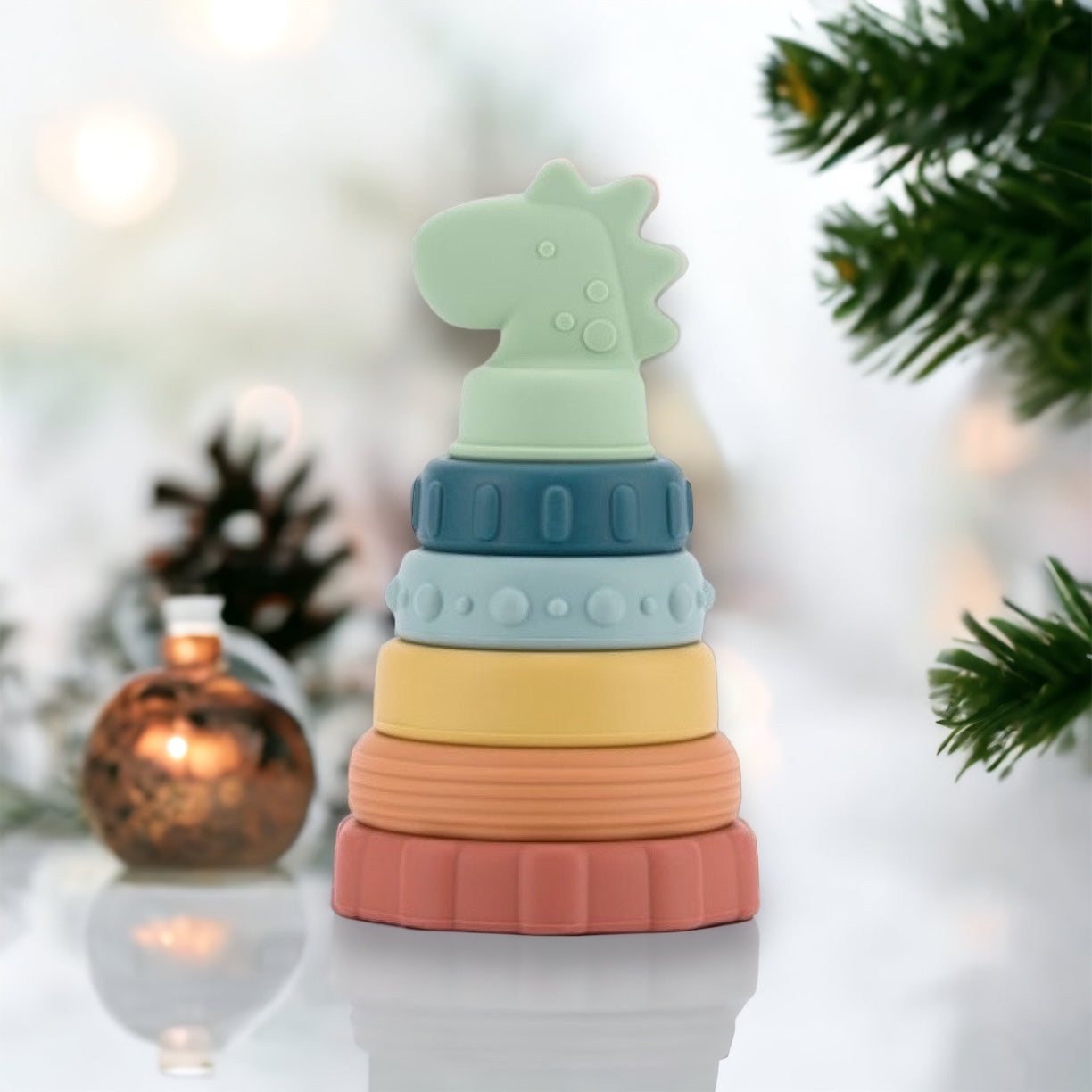 Itzy Stacker Dinosaur Learning Toy