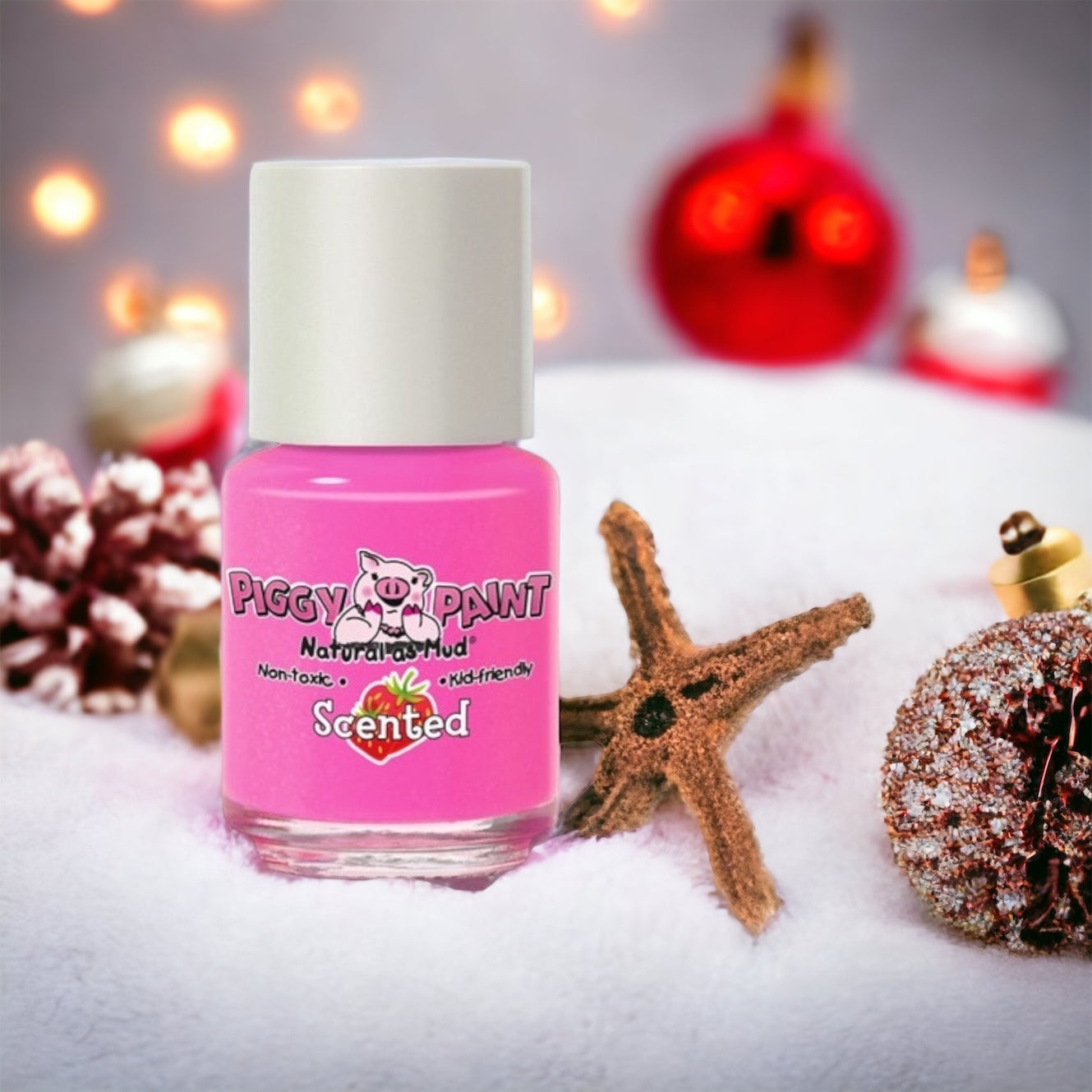 Piggy Paint Sassy Strawberry Nail Polish