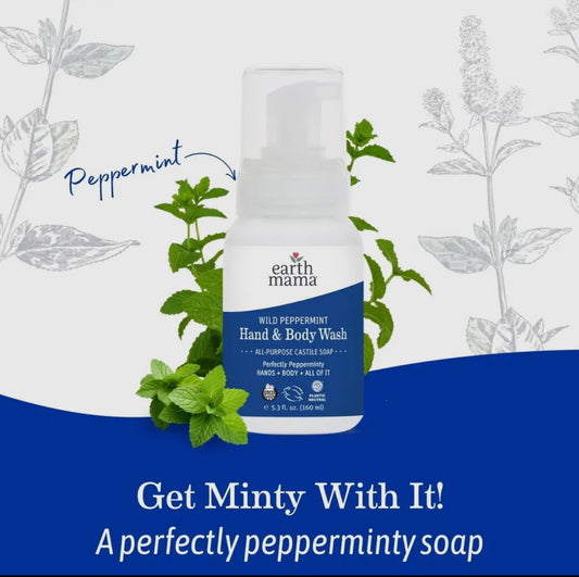 Earth Baby Wild Peppermint Body Wash  💖✨(Most Loved & Low Stock!)