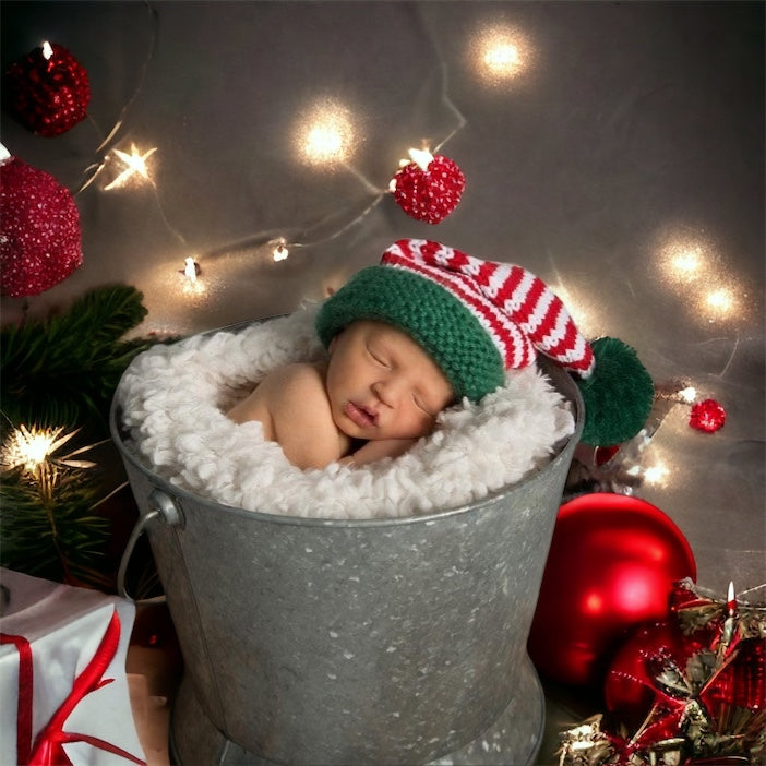 Santa Candy Stripe Stocking Hat