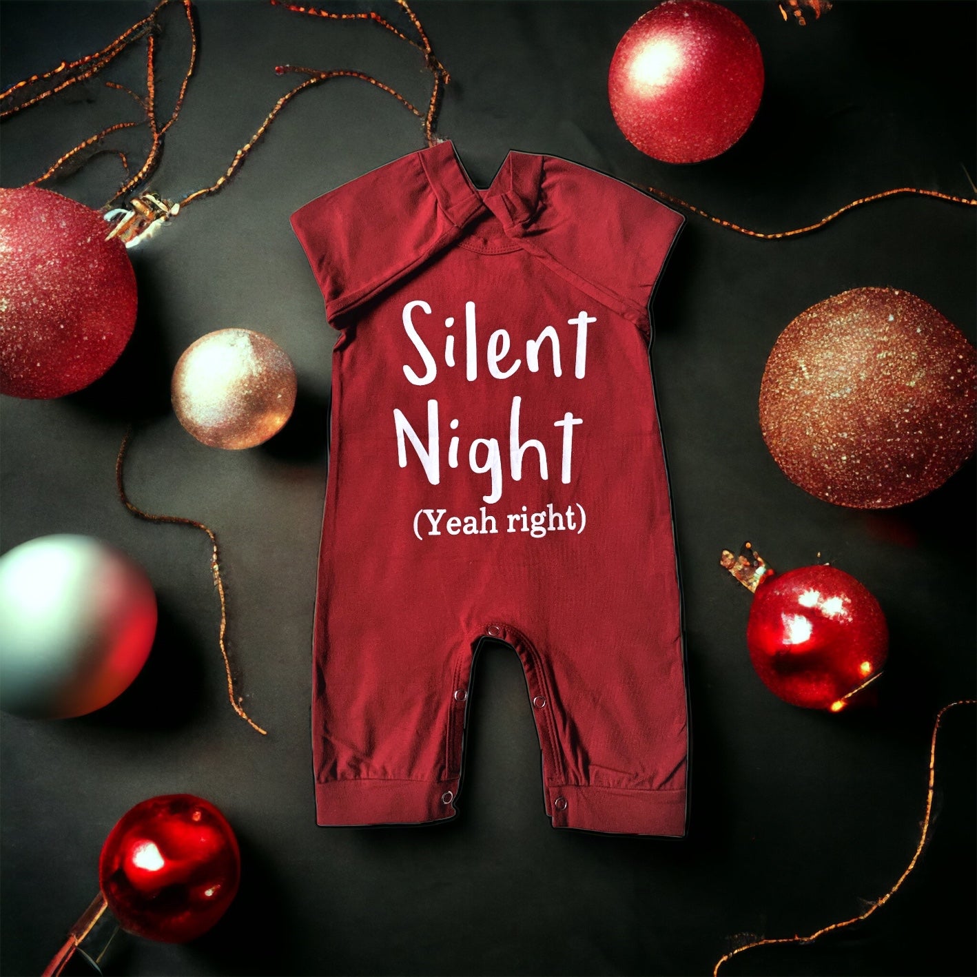 Silent Night Romper (Selling Fast)