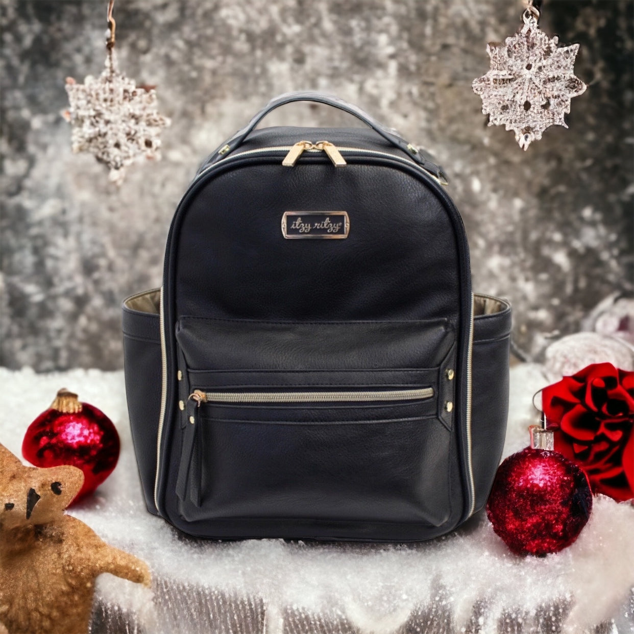 Mini Diaper Bag (Backpack Black)