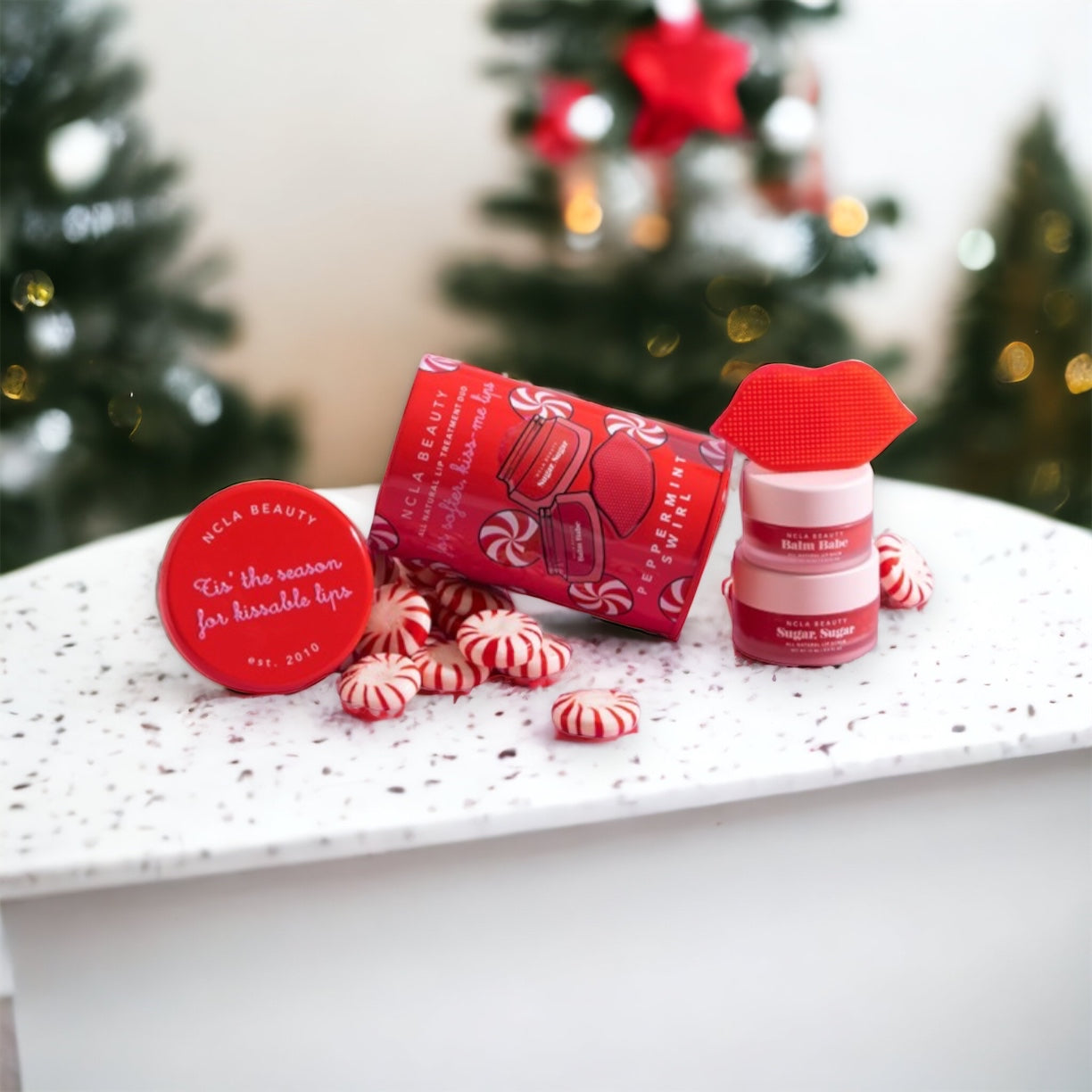 Peppermint Swirl Holiday Lip Treatment
