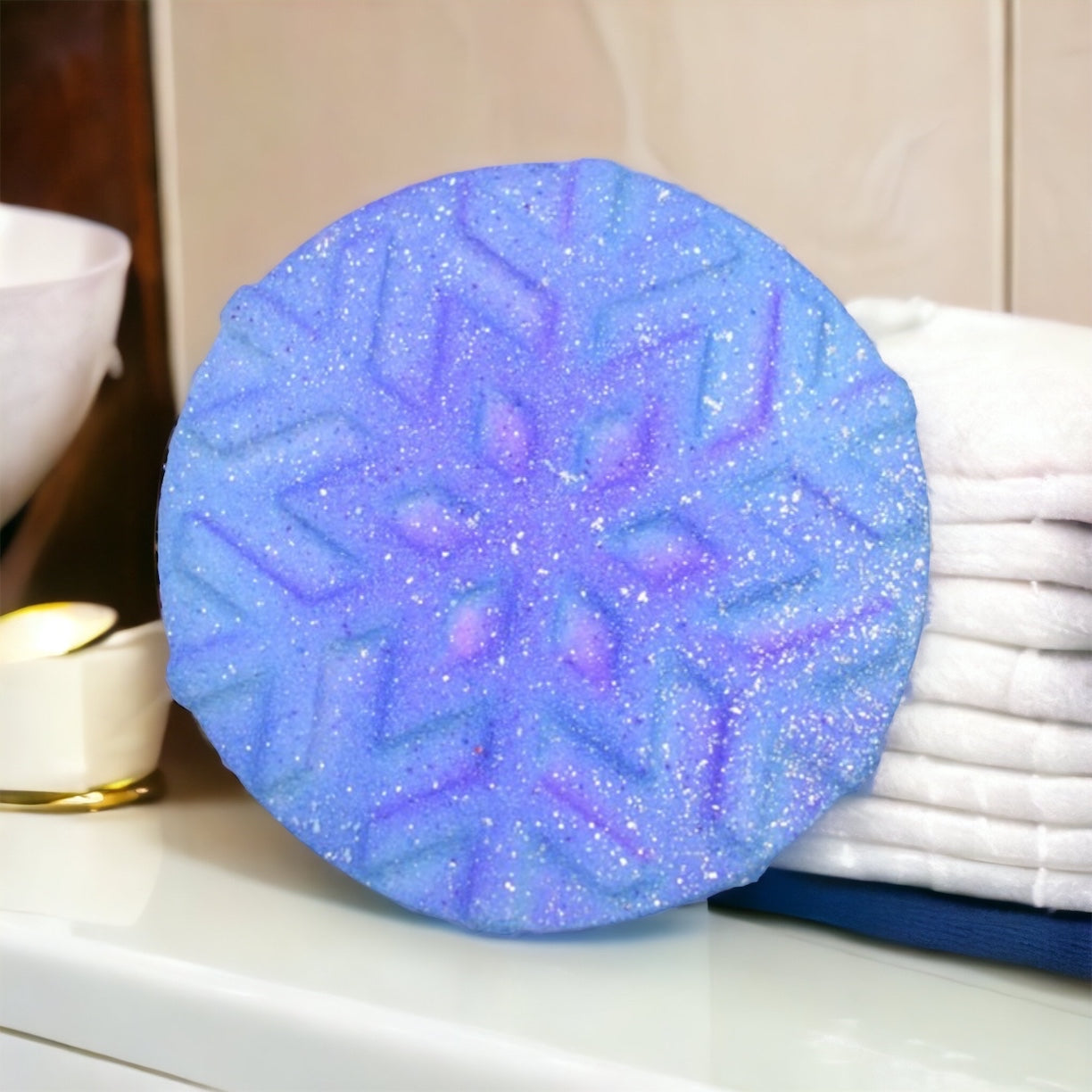 Sparkling Snowflake Bath Bomb