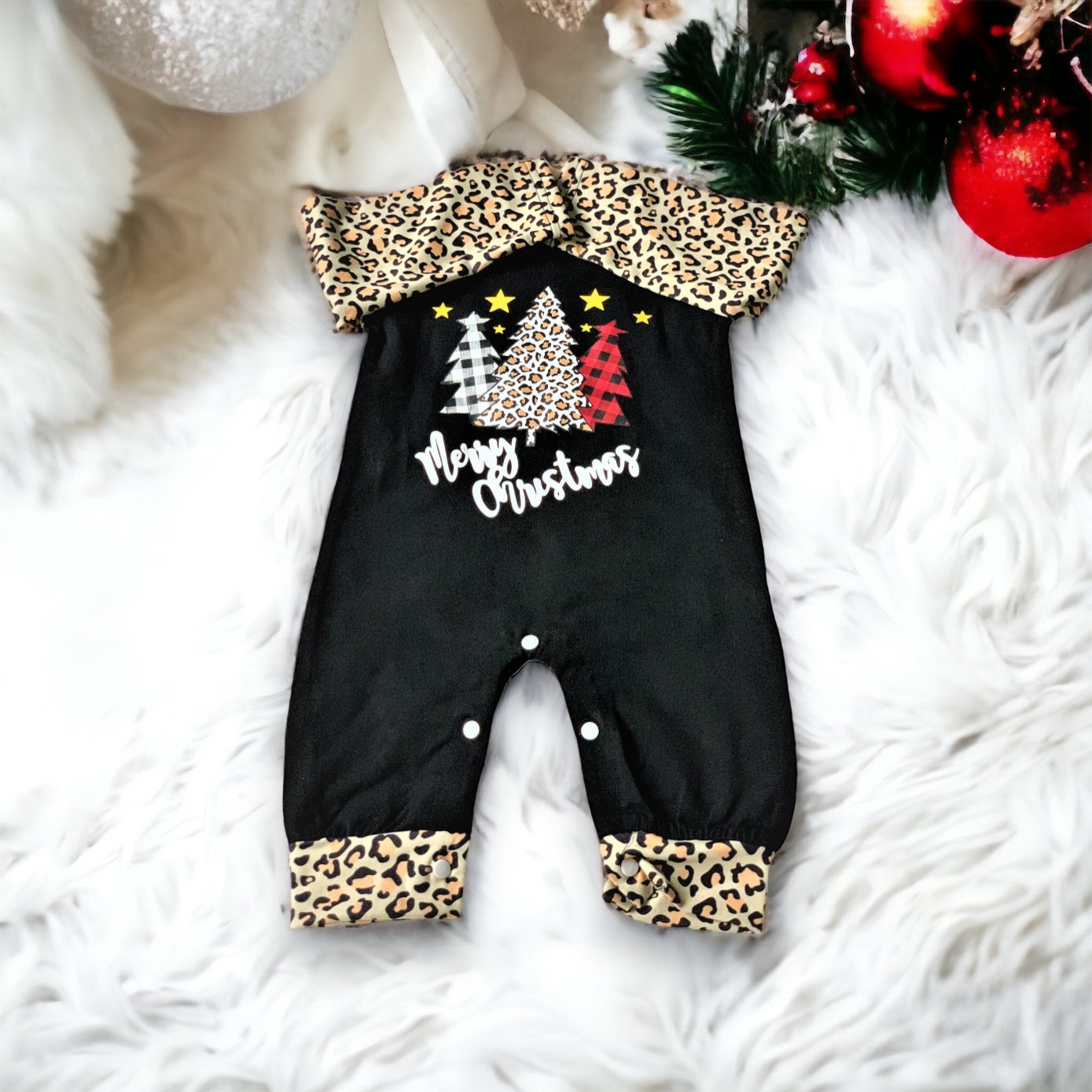 Animal Print Romper