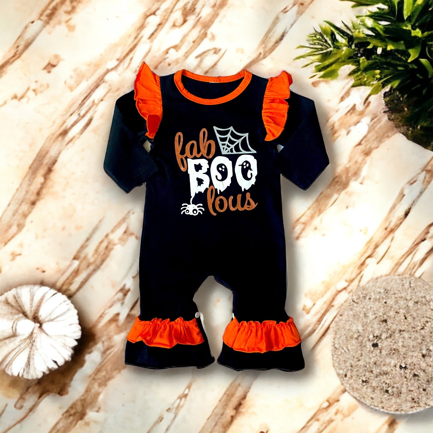 Halloween fabBOOlous Romper