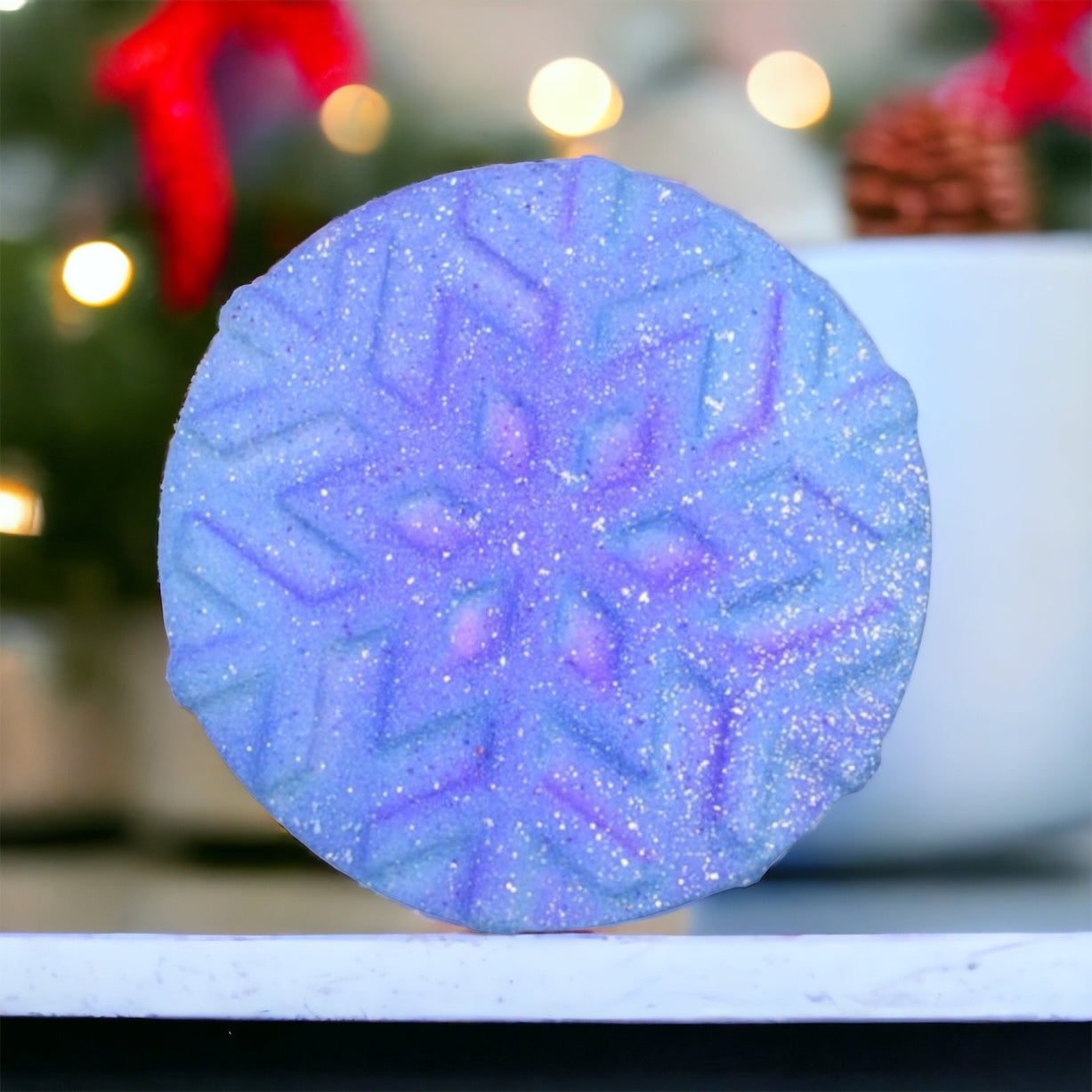 Sparkling Snowflake Bath Bomb