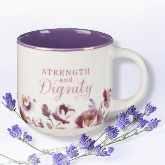 Strength & Dignity Purple Ceramic Mug
