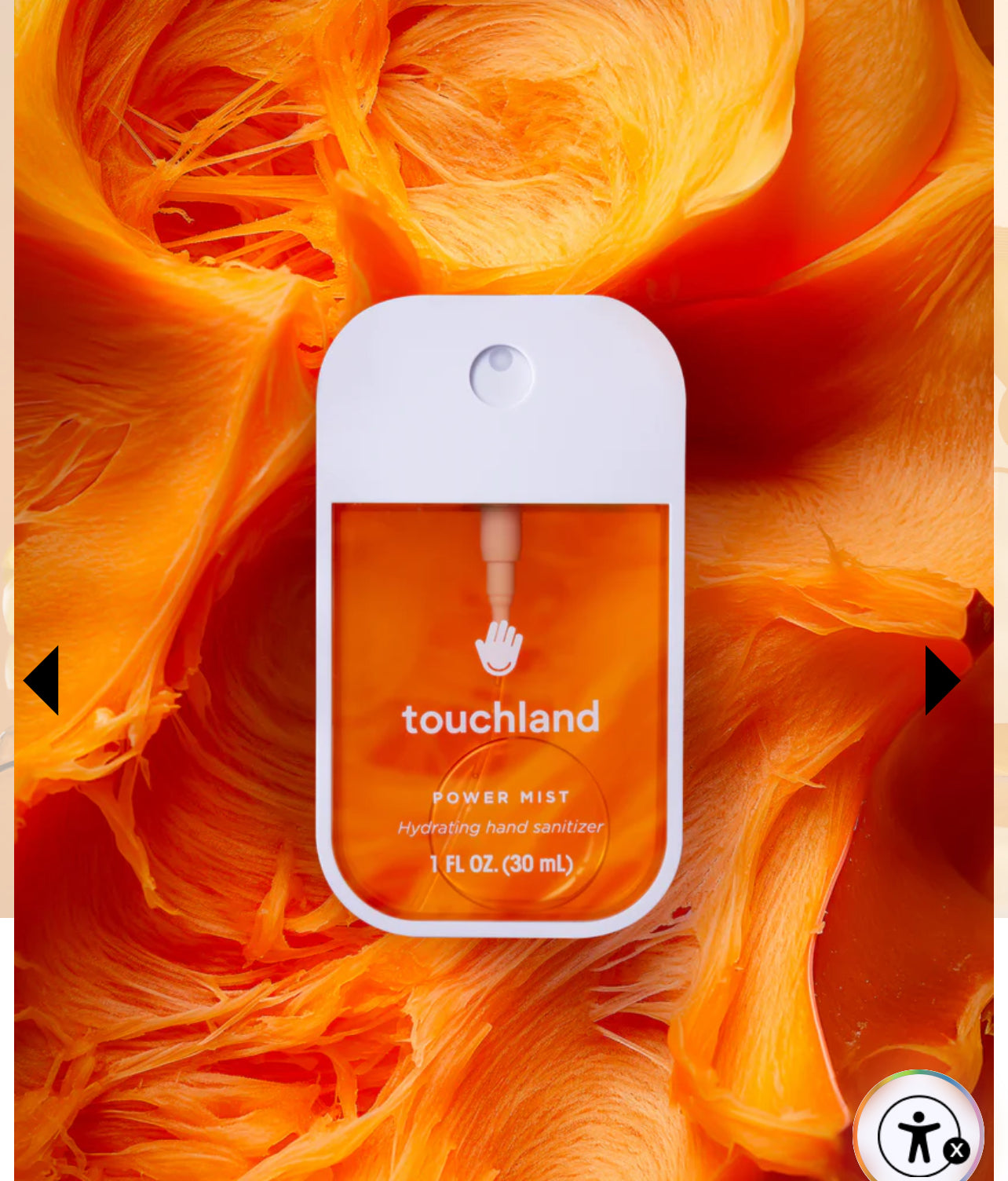 Limited Edition Touchland Power Mist Spiced Pumpkin - Tini Hand Sanitizer