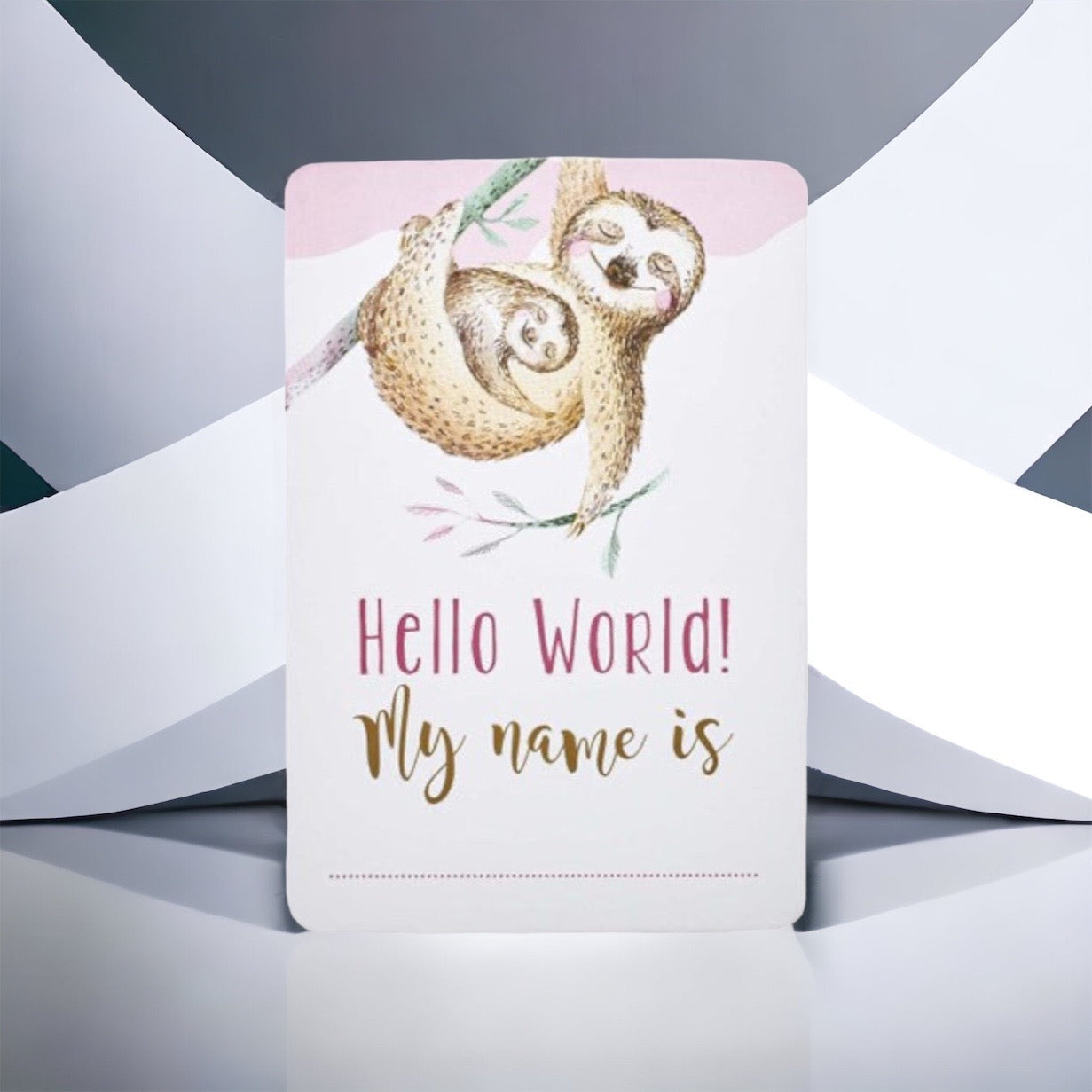 Baby Girl Milestone Cards