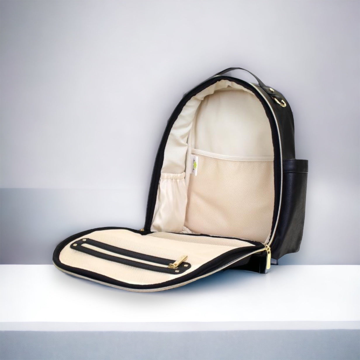 Mini Diaper Bag (Backpack Black)