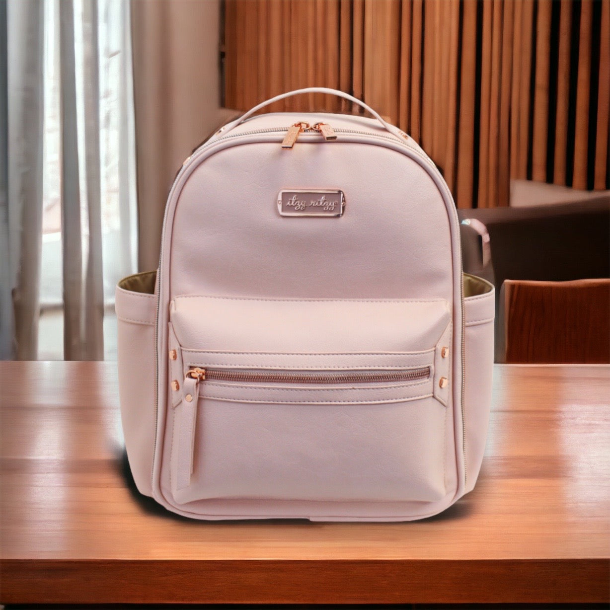 Mini Diaper Bag Backpack (blush)