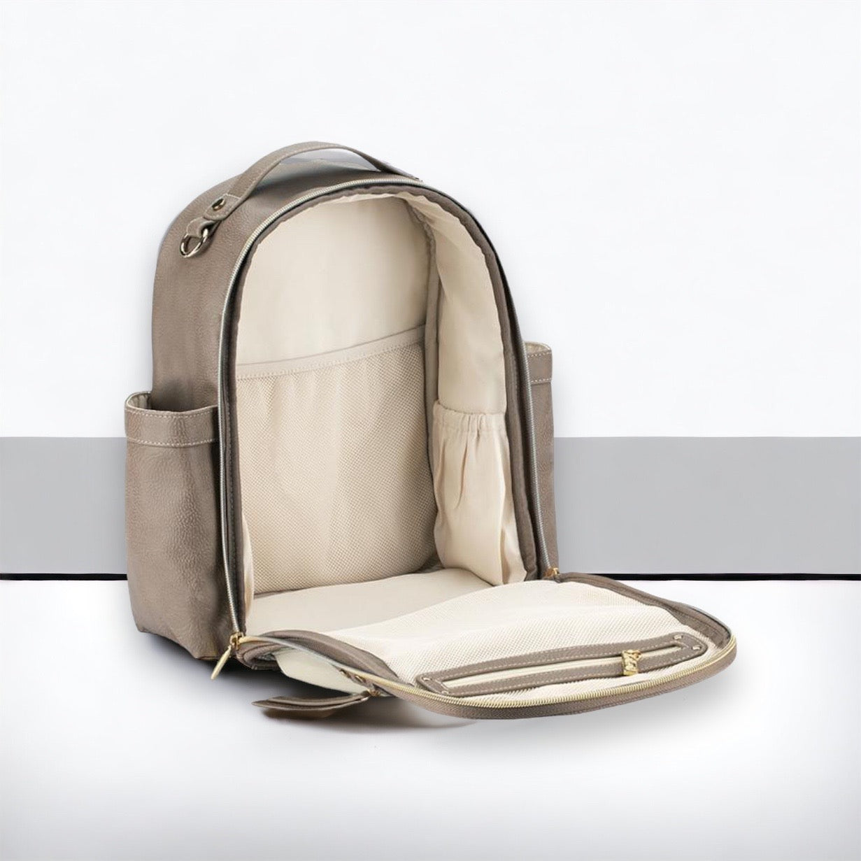 Mini Diaper Bag Backpack (taupe)