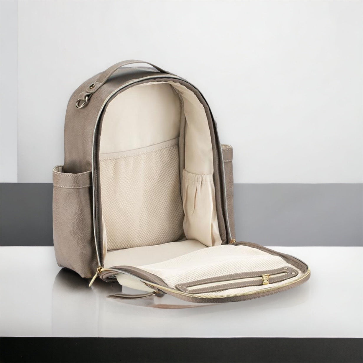 Mini Diaper Bag Backpack (vanilla latte)