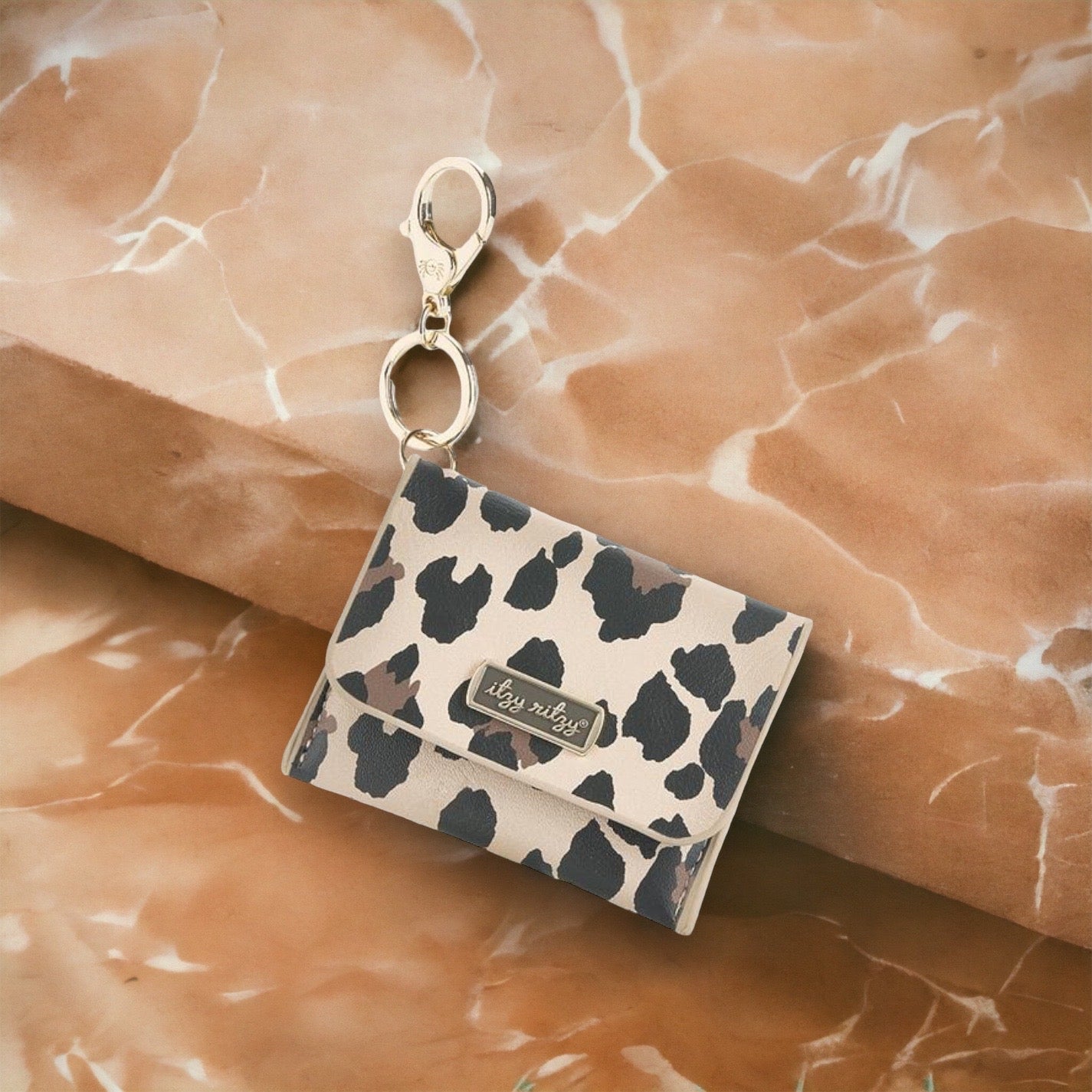 Mini Wallet Card Keychain (leopard)
