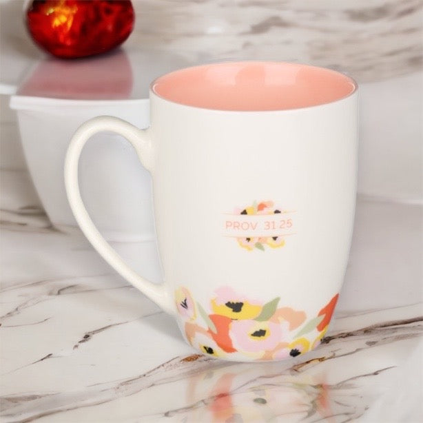 Strength & Dignity Peach Mug