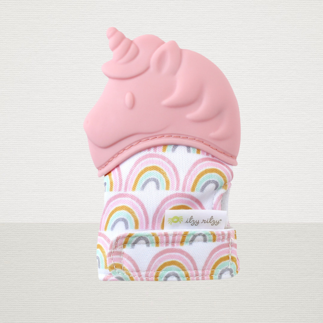 Teething Mitt (unicorn)
