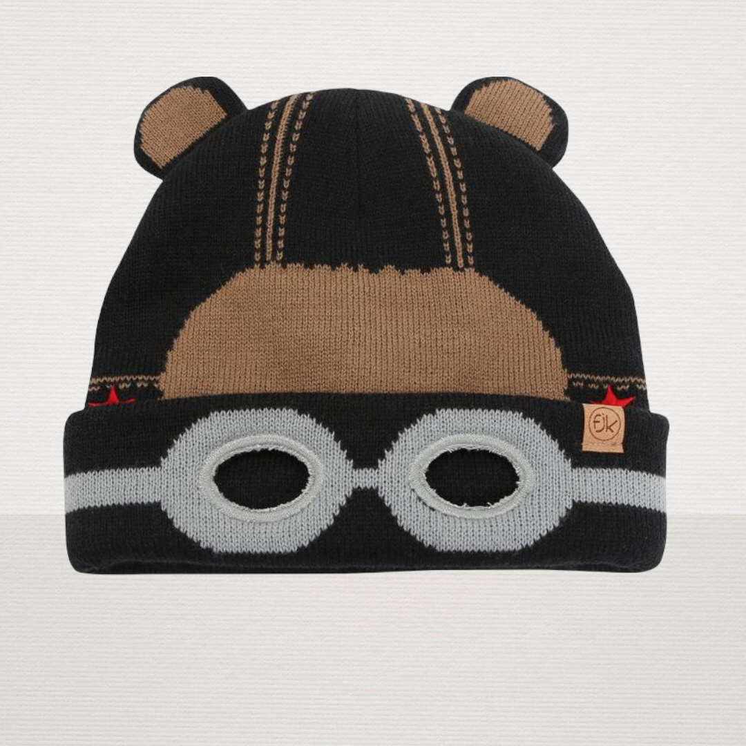 Beanie Black Bear