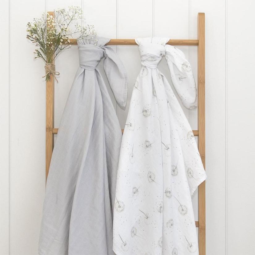 Organic Muslin 2pk Swaddle (dandelion)