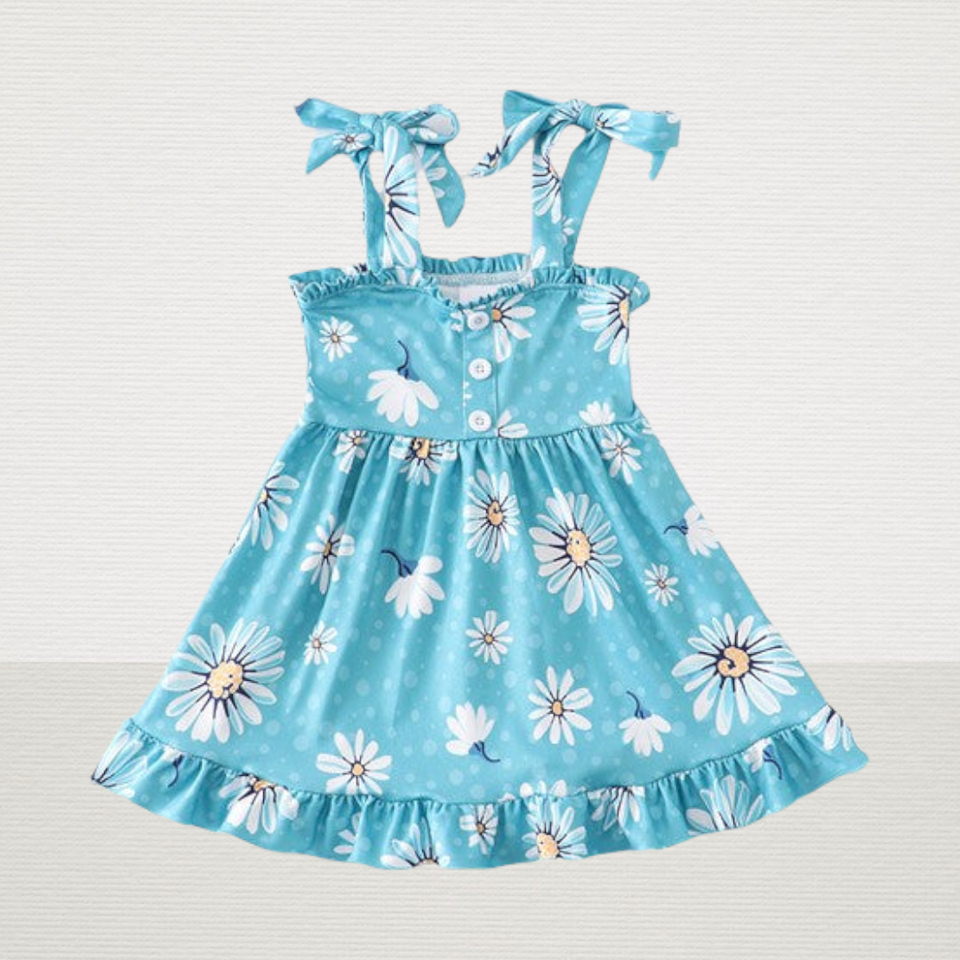 Daisy Shoulder Tie Dress
