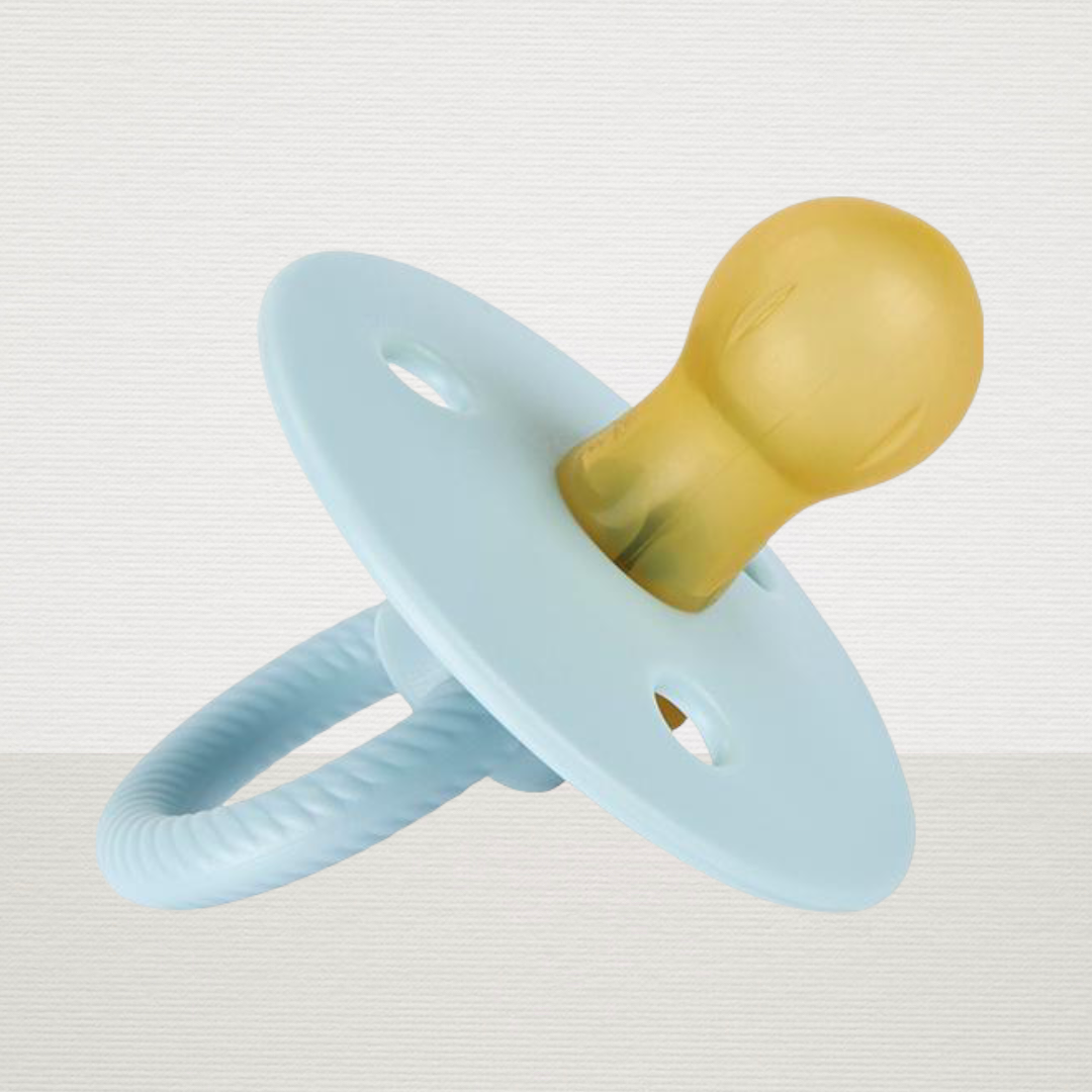 2pk Itzy Soother Natural Rubber Pacifiers (blue)