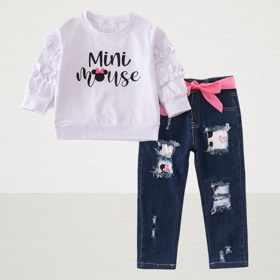 Mini Mouse Denim Set