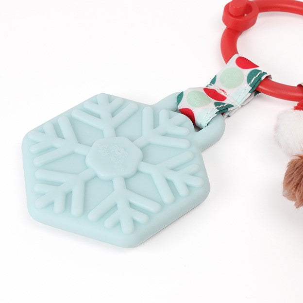 Holiday Bear Itzy Pal Plush Teether