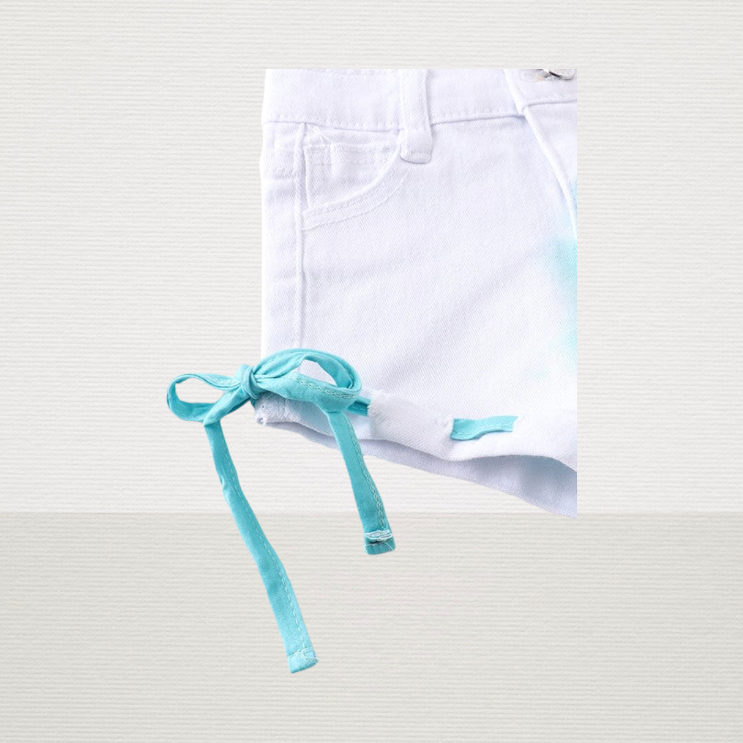 Watermelon Denim Short Set