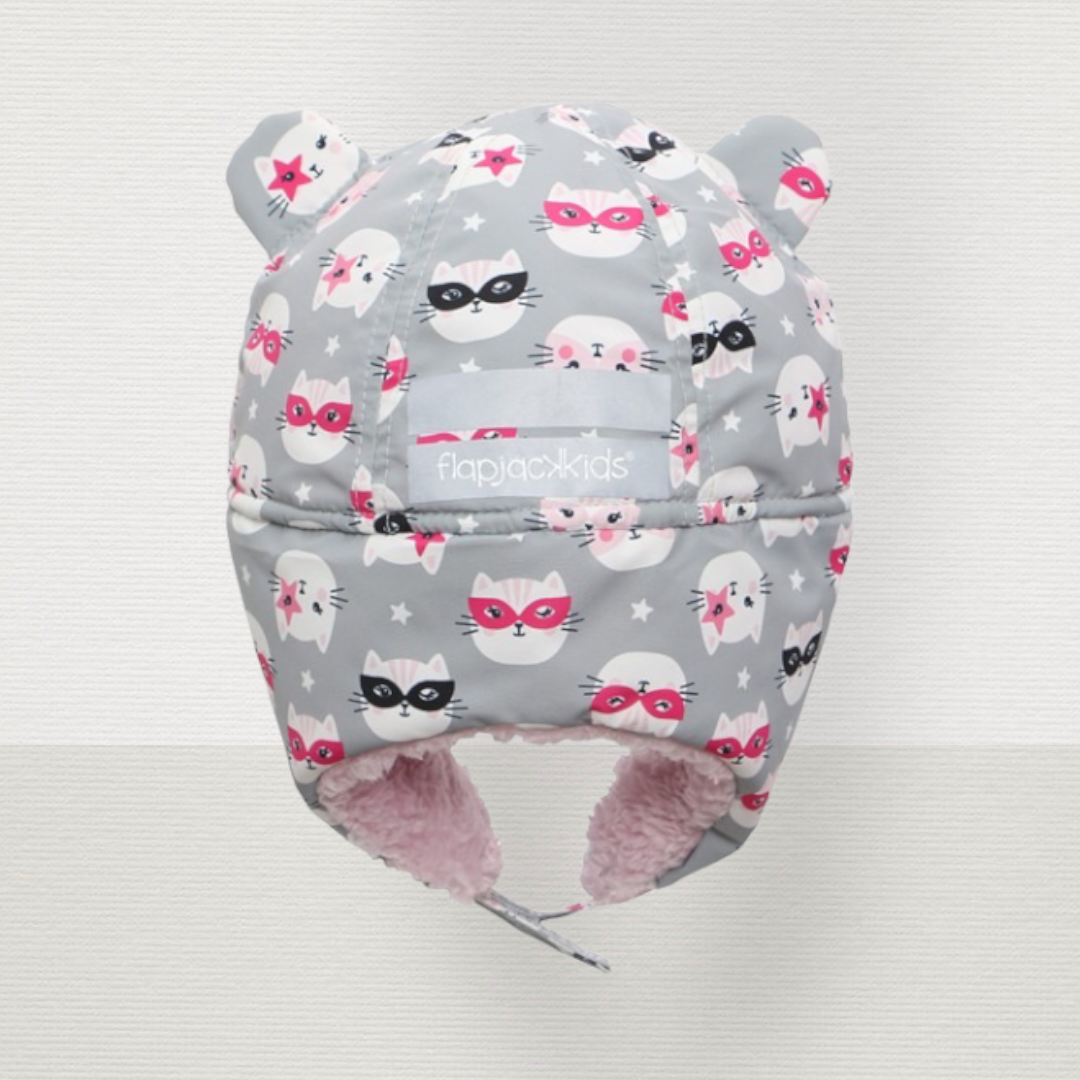 Trapper Hat Gray Cat
