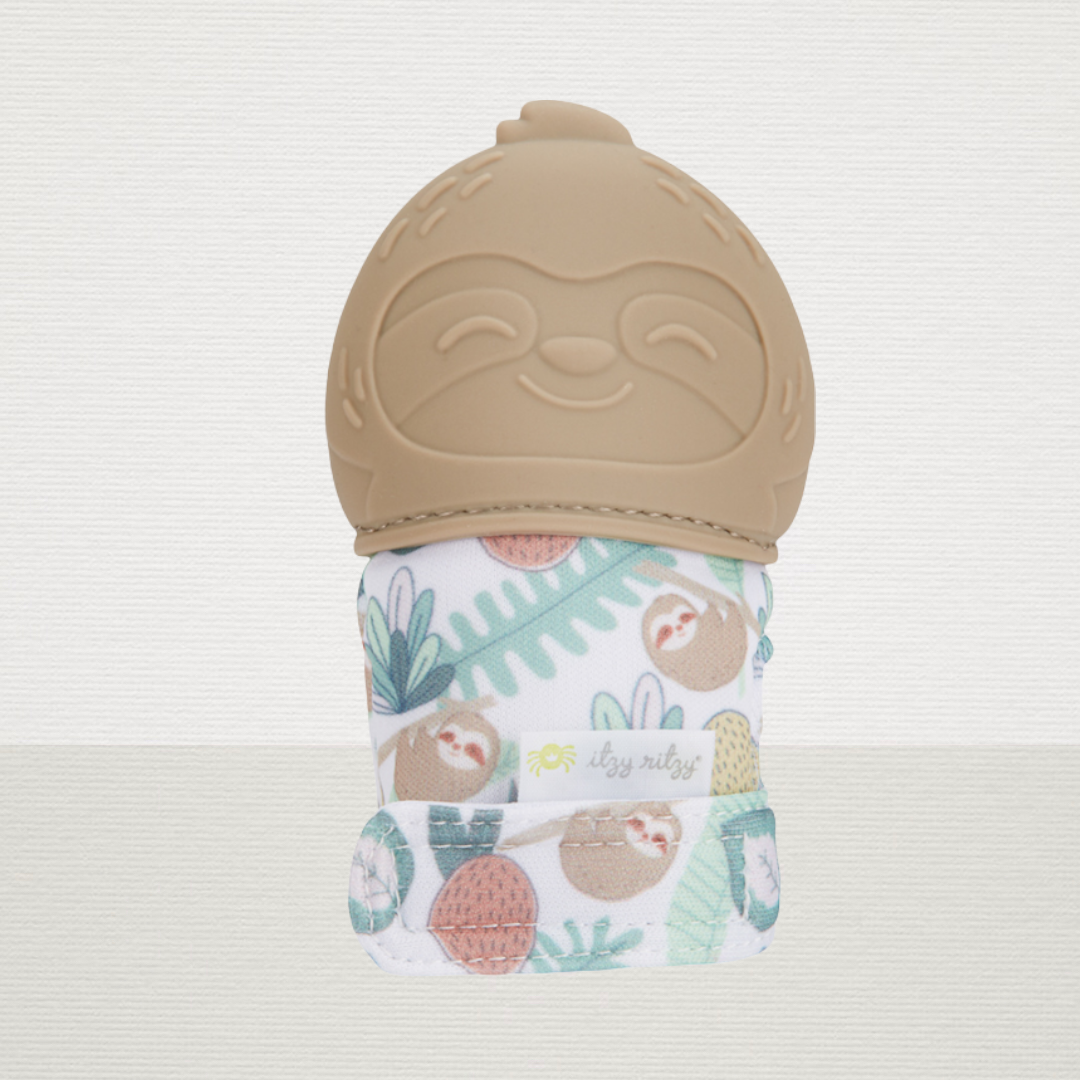 Teething Mitt (sloth)