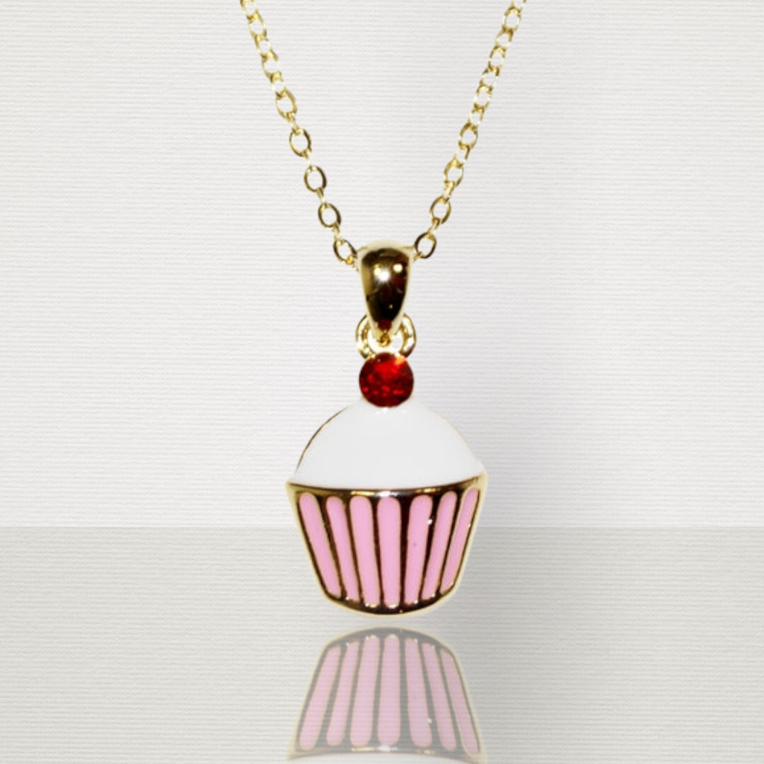 Cute Little Cupcake Necklace
