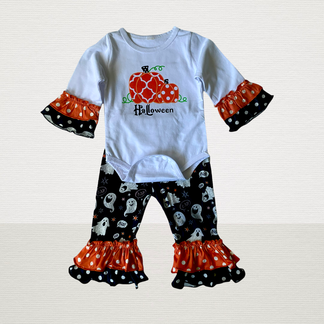 Halloween Layered Ruffle 2pc Set