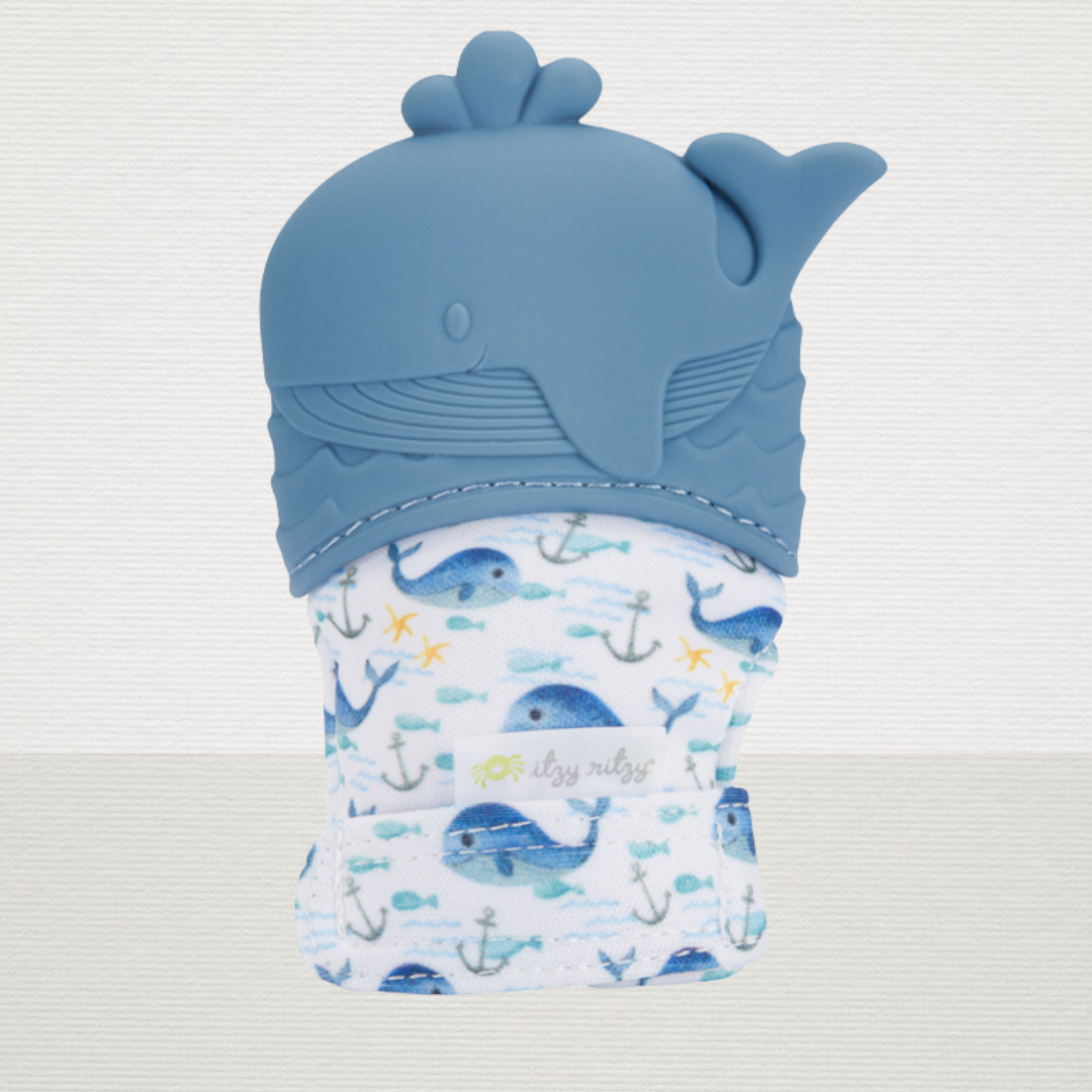 Teething Mitts (whale)