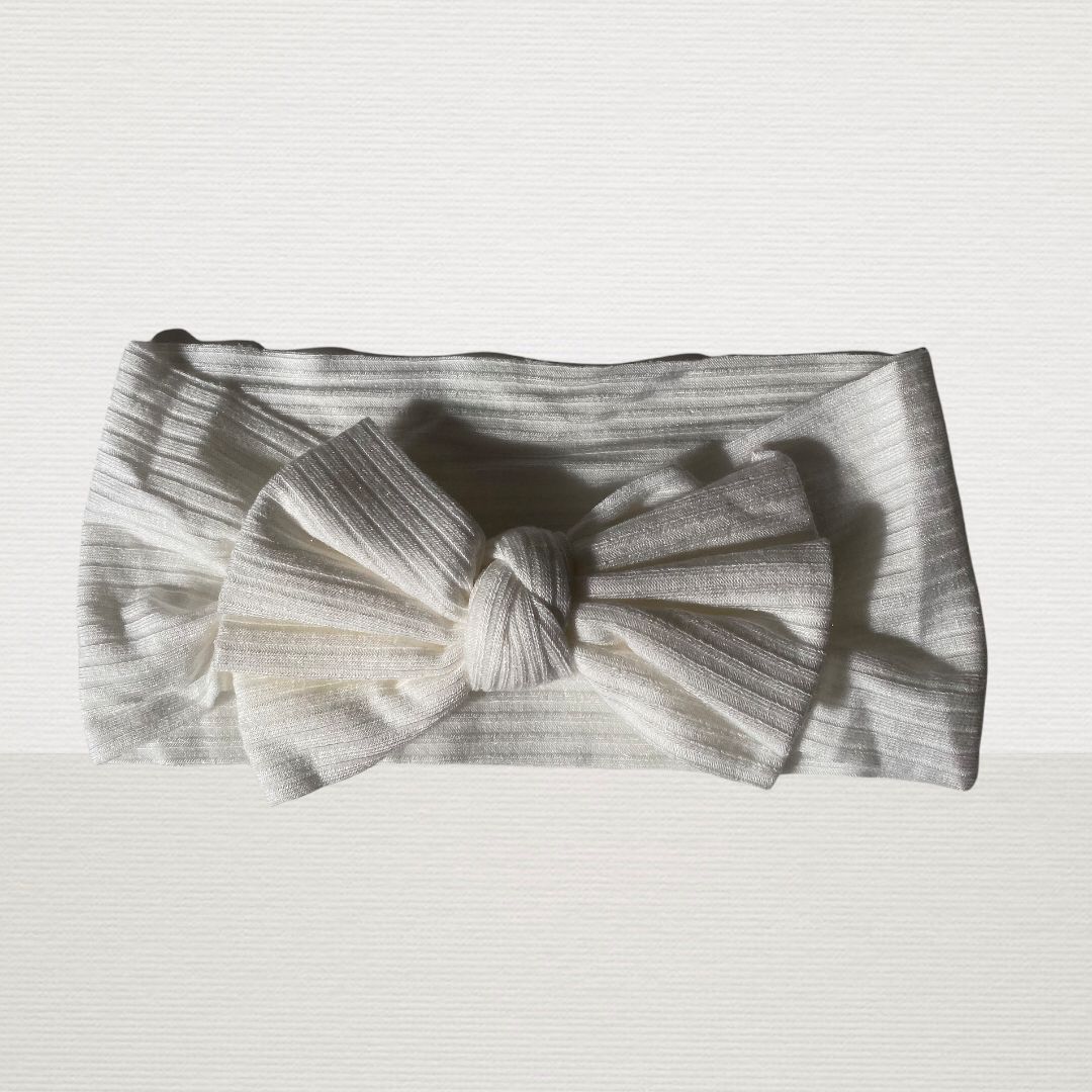 Ribbed Bow Headbands