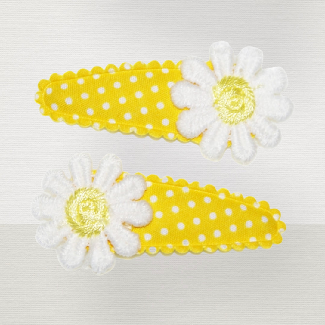 Sunshine Daisy Hair Snaps