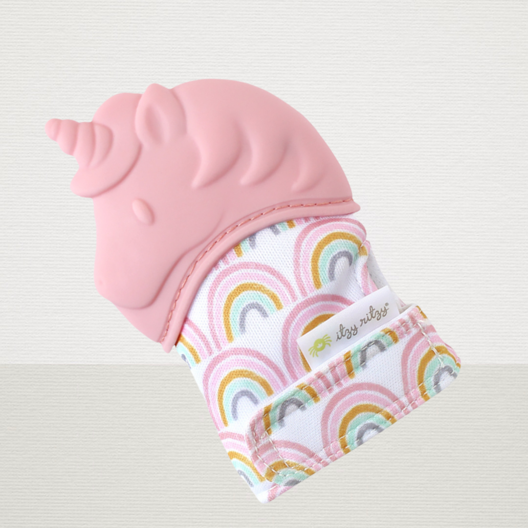 Teething Mitt (unicorn)