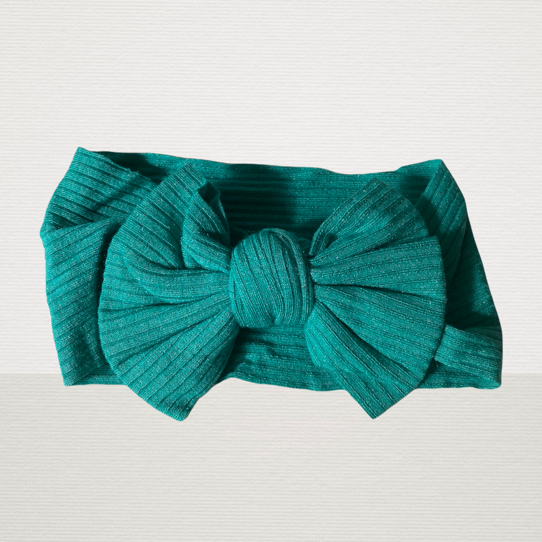 Ribbed Bow Headbands