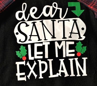 Christmas Santa Explain Romper