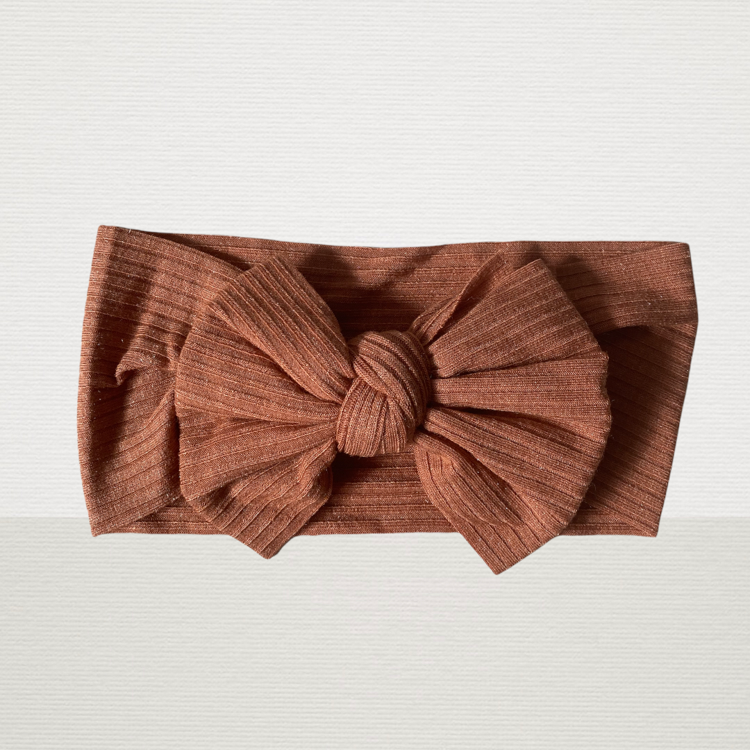 Ribbed Bow Headbands