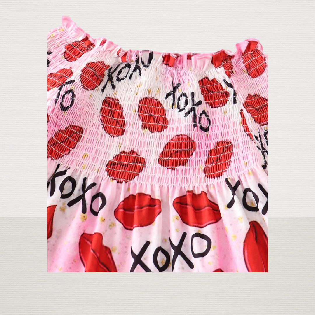 Hugs & Kisses Denim Set