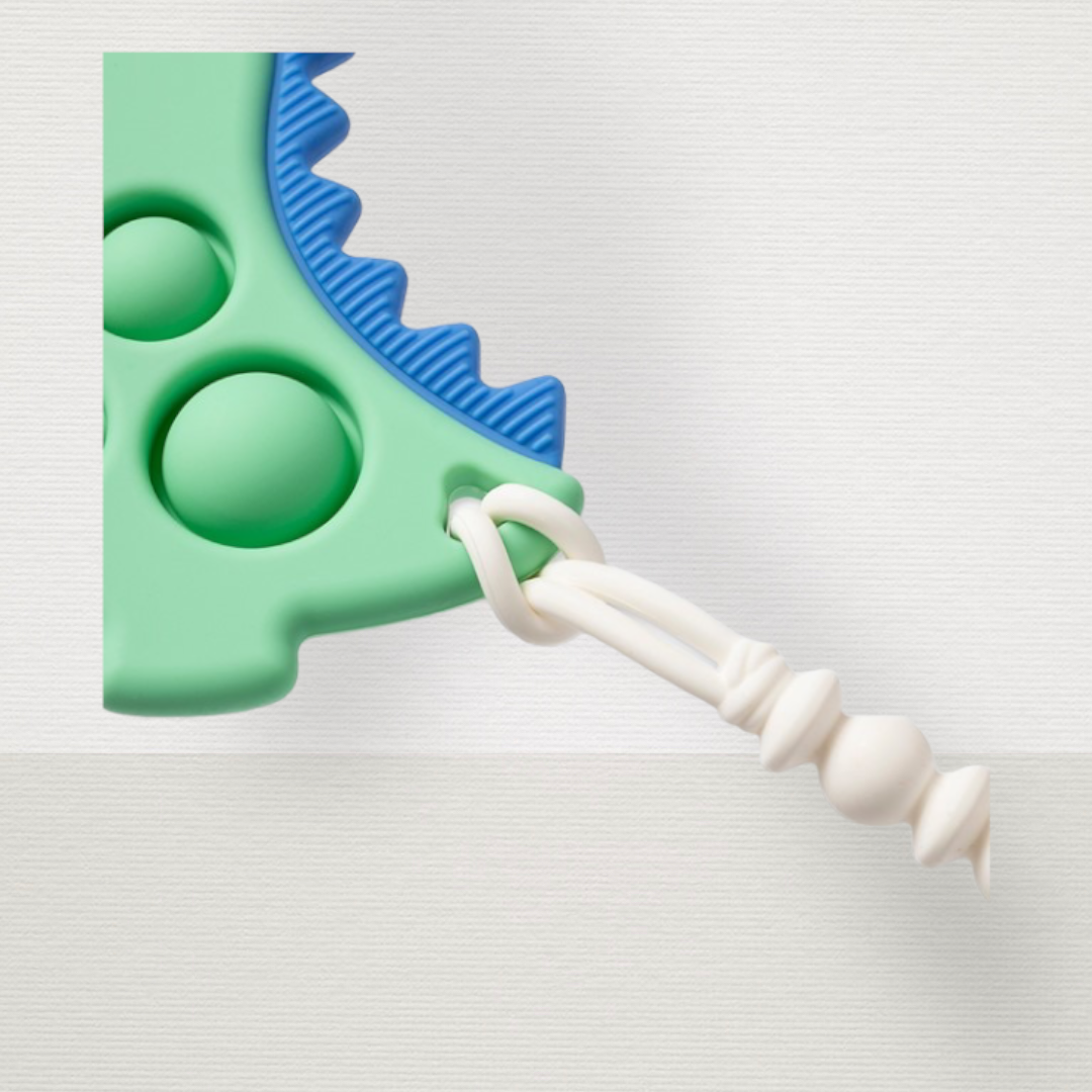 Itzy Pop Dinosaur Teether Toy