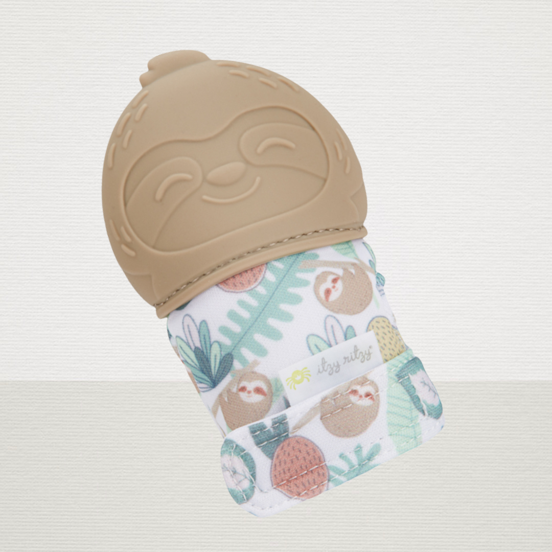Teething Mitt (sloth)