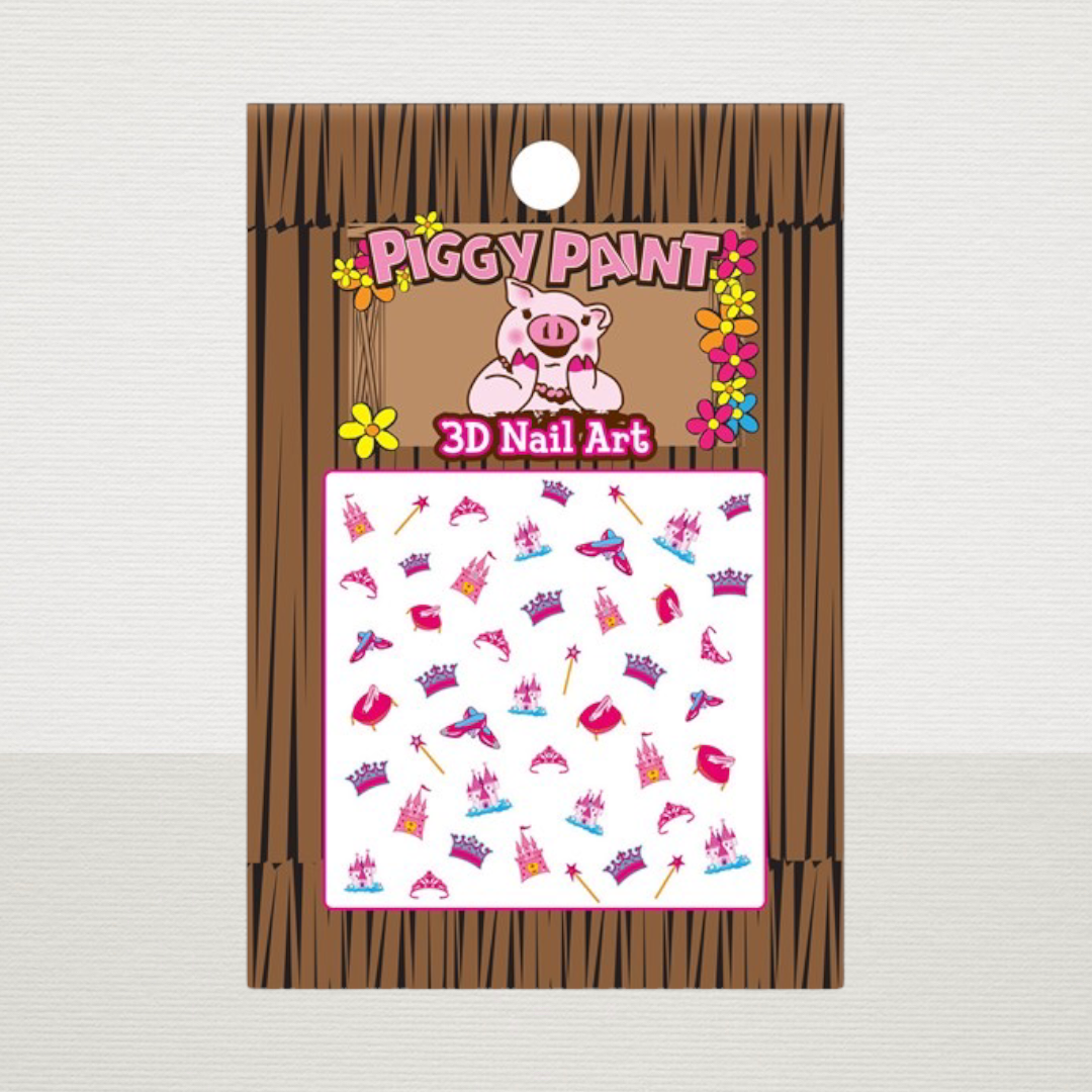 Piggy Paint Princess Nail Art Decals
